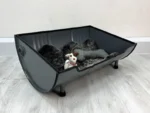 Lit pour chien en tonneau métal recyclé 200L – Big Buddy | Couchage upcycling industriel – Image 5
