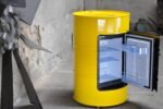 Minibar en Tonneau Métal 200L – Design Industriel avec Réfrigérateur Dometic Intégré – Image 5