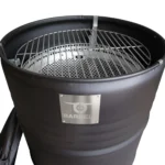Barbecue Upcycling BarrelQ Big Robust 200L – Baril Métal Thermolaqué avec Plaque Teppanyaki – Image 3