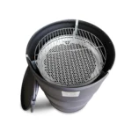 Barbecue Upcycling BarrelQ Big Robust 200L – Baril Métal Thermolaqué avec Plaque Teppanyaki – Image 5
