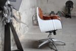 Fauteuil de bureau en tonneau métal 200L personnalisable – Design industriel upcyclé – Image 6