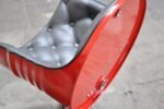Fauteuil de bureau en tonneau métal 200L personnalisable – Design industriel upcyclé – Image 2
