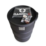 Barbecue Upcycling BarrelQ Big Robust 200L – Baril Métal Thermolaqué avec Plaque Teppanyaki – Image 6