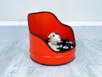 Lit pour chat et petit chien Sweety – Couchage upcyclé en baril métal 50L – Image 3