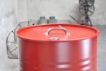 Poubelle Upcycling 200L en Baril Métal – Design Industriel Personnalisable – Image 3