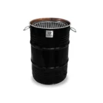 Barbecue tonneau métal BarrelQ Small 60L design industriel extérieur