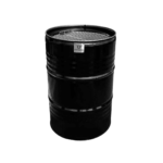 Barbecue BarrelQ 200L en baril métal upcyclé dans un jardin