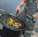 Barbecue Upcycling BarrelQ 200L Premium – Baril Métal Multifonction avec Couvercle et Grille – Image 2