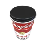 Tabouret tonneau métal Campbell 60L – Table d’appoint & coffre de rangement upcyclé – Image 3