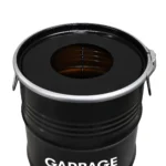 Poubelle Upcycling BinBin 60L en Baril Métal Noir – Design Industriel Robuste – Image 2