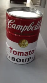 Fût Métal Pop Art Andy Warhol 200L – Tonneau Upcyclé Déco Industrielle – Image 2