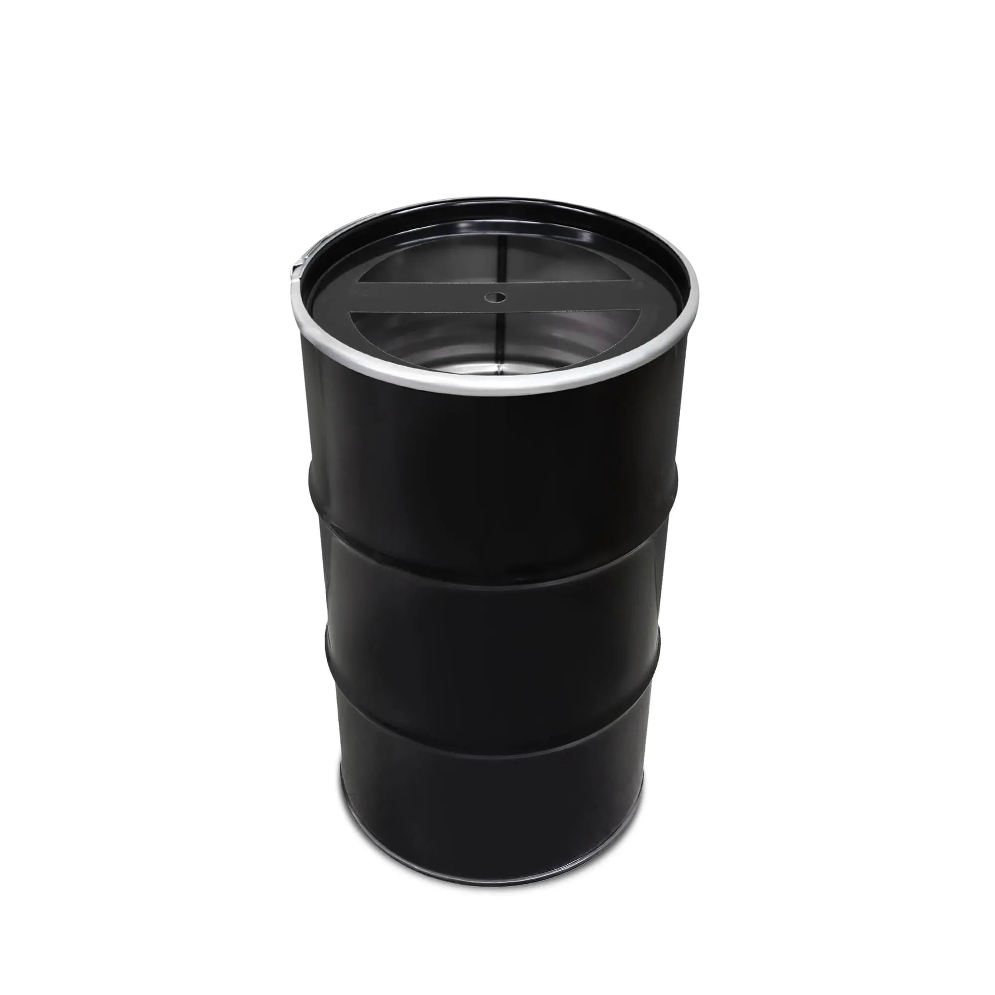 poubelle industrielle BinBin Vriflex en métal noir 120 litres poubelle industrielle BinBin Vriflex en métal noir 120 litres