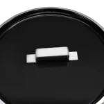 Poubelle Baril Métal Upcyclé 60L BinBin avec Poignée – Noir Industrielpoua – Image 3