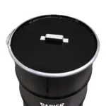 Corbeille à papier industrielle BinBin 120L – Fût métal upcyclé avec poignées – Image 2