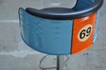 Tabouret de Bar Upcycling en Tonneau Métal 200L – Réglable & Personnalisable – Image 3