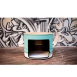 Lit pour Chien en Tonneau Métal Recyclé – Design Industriel Personnalisable Anti-Stress – Image 3