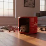 Panier pour chien style industriel vintage personnalisable