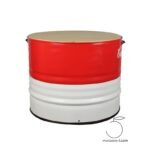 Lit pour Chien Industriel en Tonneau Métal Recyclé CAMPBELLCaseta – Niche Anti-Stress Design Upcycling Personnalisable – Image 3