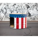 Niche Intérieure Anti-Stress pour Chiens et Chats – Baril Métal Recyclé Upcyclé & Personnalisable – Image 2