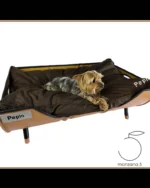 Lit pour Chien Industriel en Baril Métal Recyclé 200L – Design Vintage Personnalisable – Image 3